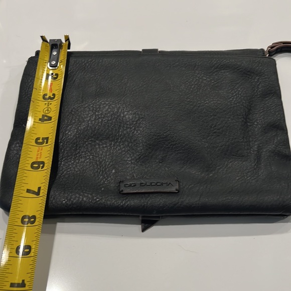 Big Buddha Black 3-pocket Clutch - Picture 5 of 12